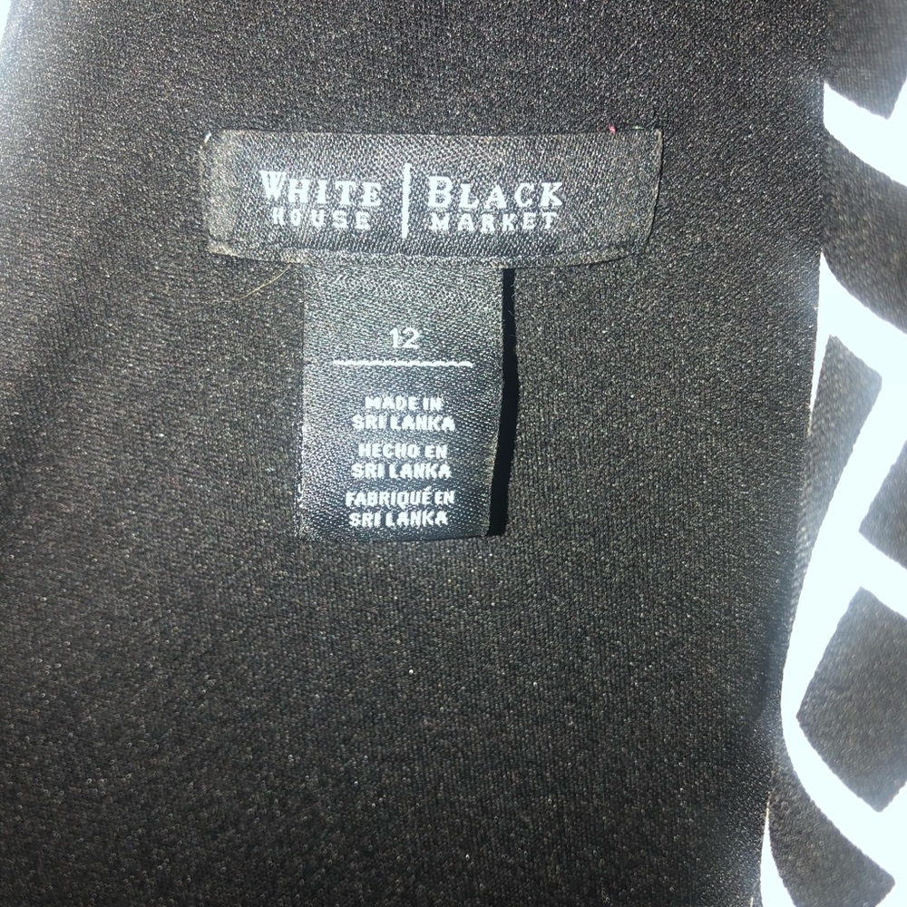 White House Black Market Geometric Print Dress